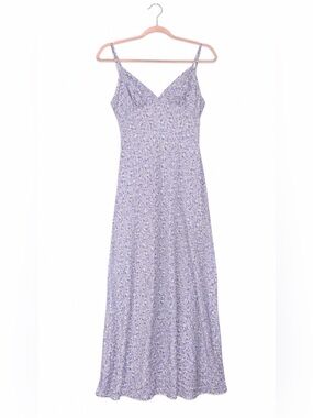 forever 21 blue and white floral dress Savannah Dress-Blue Floral – Love Olive Co main image 1